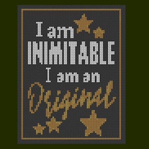 Original - Hamilton - PDF Cross Stitch Pattern