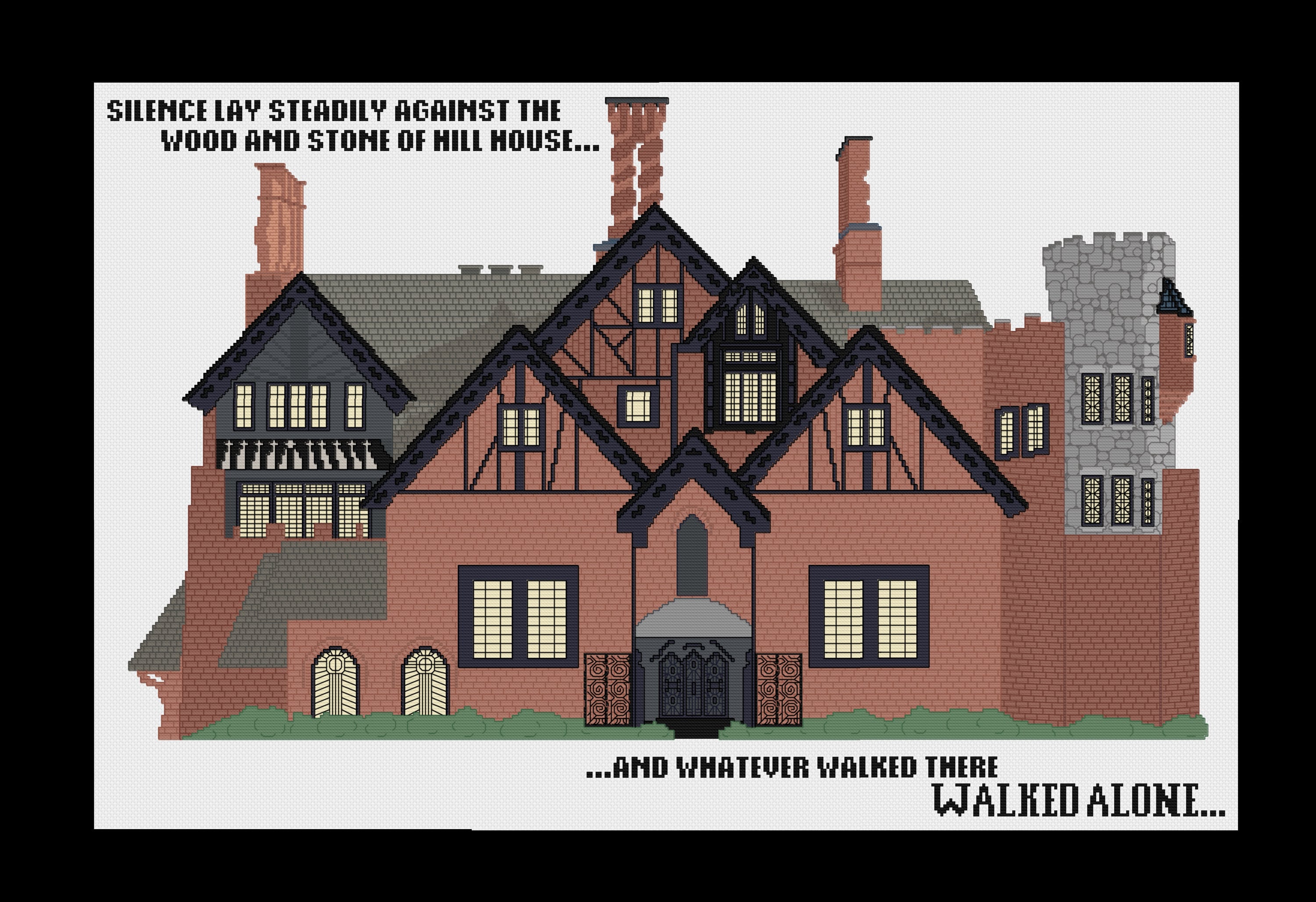 Hill House The Haunting of Hill House Cross Stitch Pattern Etsy