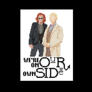 Our Own Side - Good Omens - Cross Stitch Pattern