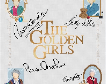 The Golden Girls SAL - 2023 - COMPLETED - Cross Stitch Pattern