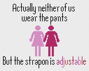 The Pants - Pride - Cross Stitch Pattern