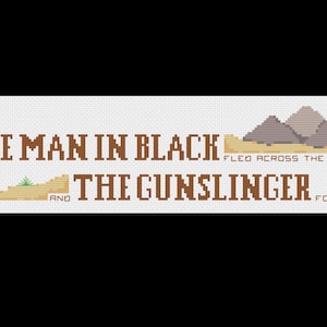 The Gunslinger - Dark Tower - PDF Cross Stitch Pattern