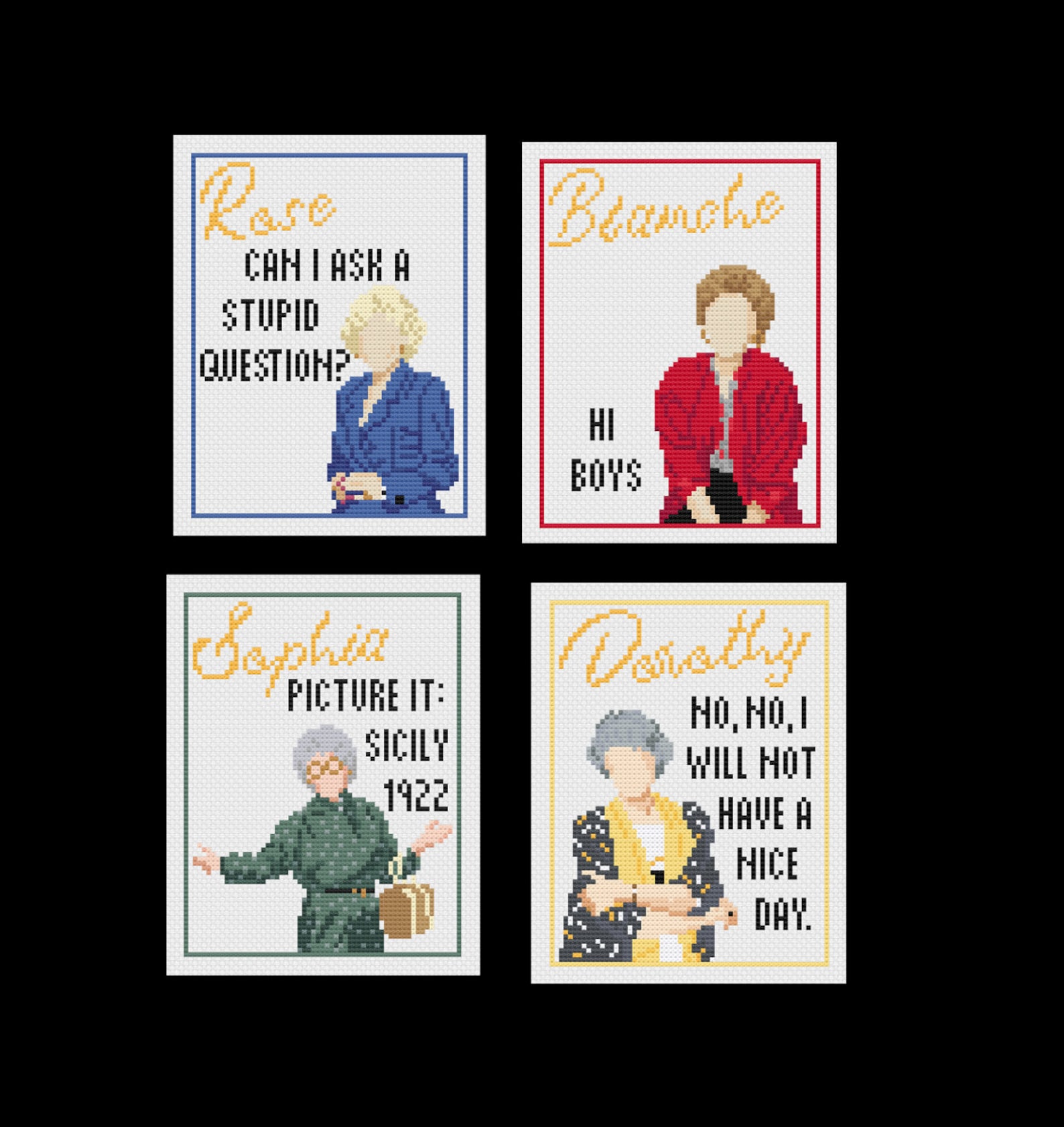 Golden Girls 4 Pack from Taylor and Cromwell