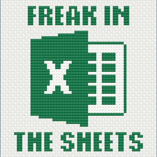 Freak In The Sheets - PDF Cross Stitch Pattern