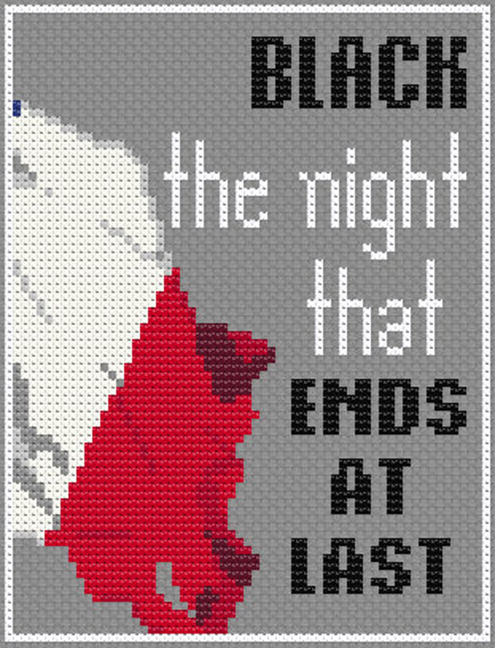 Red Black Complete Set - Les Miserables - PDF Cross Stitch Pattern - Etsy