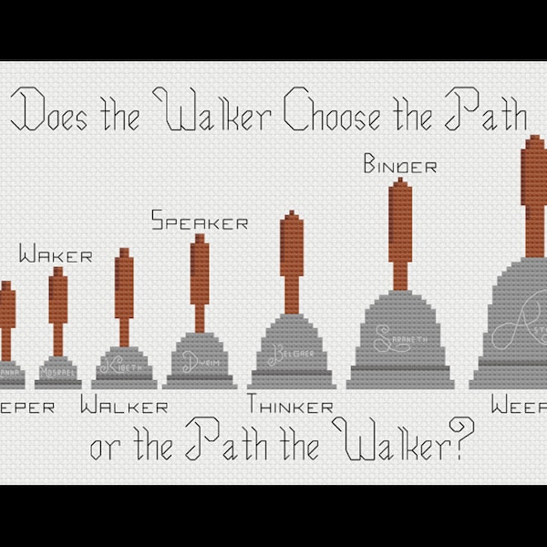 Abhorsen's Bells - Old Kingdom - PDF Cross Stitch Patterns