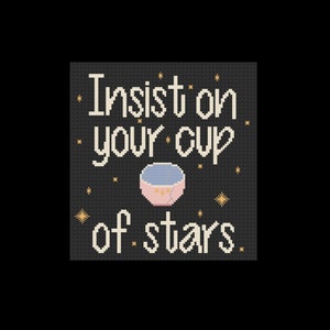 Cup of Stars - The Haunting of Hill House - Cross Stitch Pattern