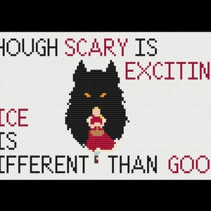 Nice is Different Than Good - Into The Woods - PDF Cross Stitch Pattern