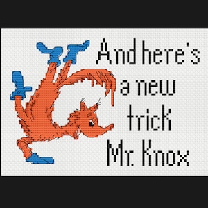 Neuer Trick - Dr. Seuss - PDF Kreuzstichmuster