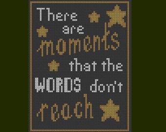 Moments - Hamilton - PDF Cross Stitch Pattern