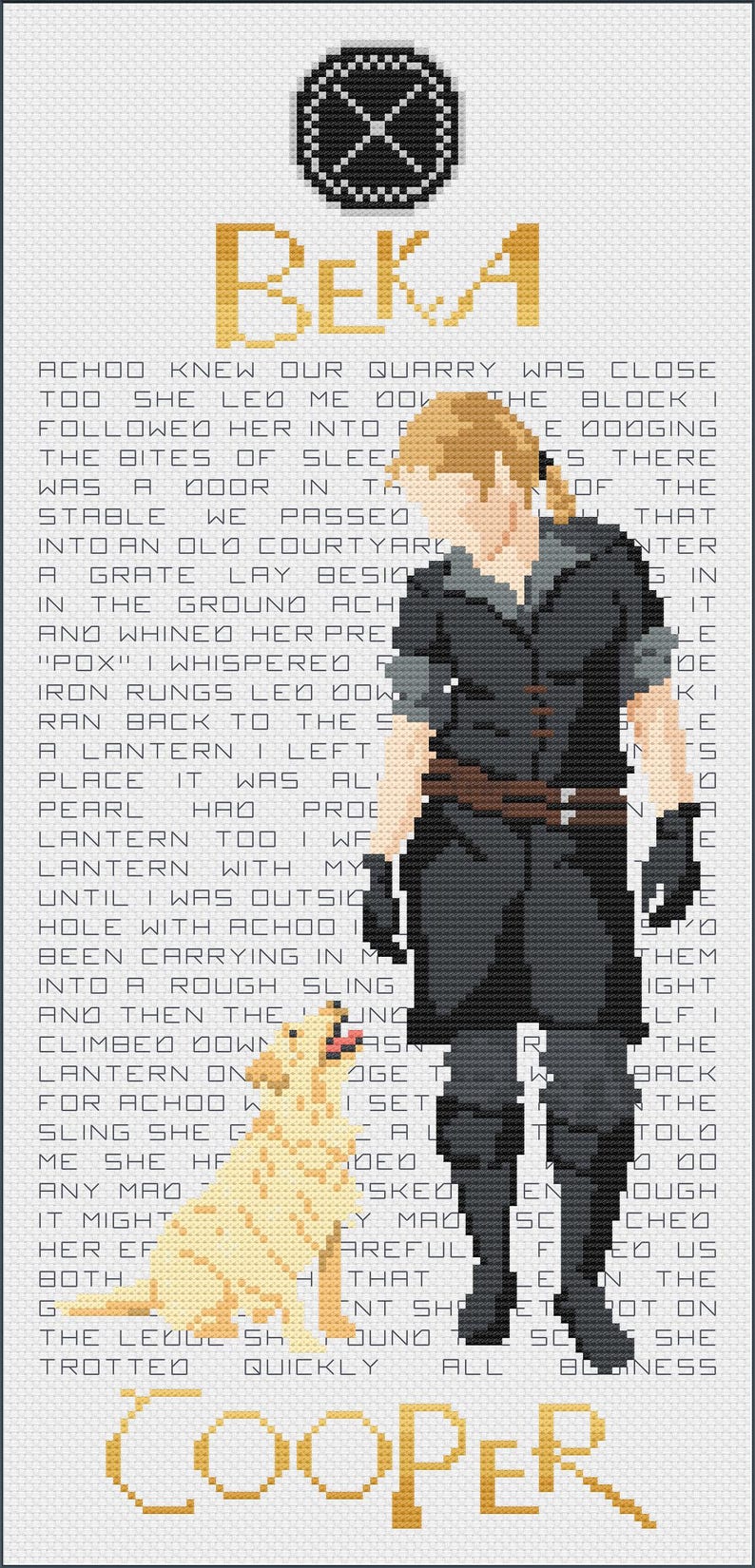 Beka Cooper - Pattern - PDF Cross Stitch Pattern - Etsy