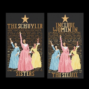 Include Women in the Sequel- PDF Cross Stitch Pattern