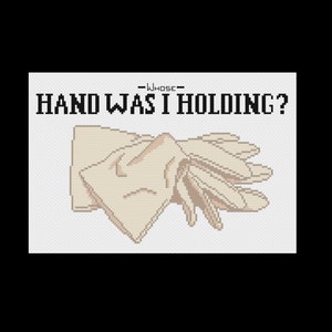 Whose Hand Was I Holding - The Haunting of Hill House - Cross Stitch Pattern