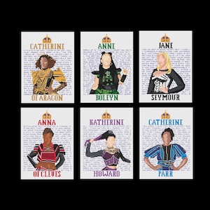 Six the Musical - Pack - pdf-kruissteekpatronen