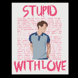 Stupid With Love - Mean Girls - PDF Cross Stitch Patterns