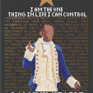 Wait For It - Hamilton - PDF Cross Stitch Patterns