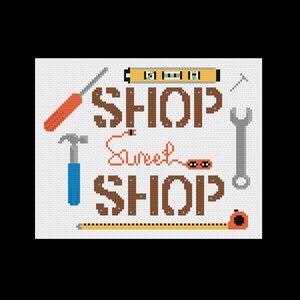 Shop Sweet Shop - Padrão de ponto cruz