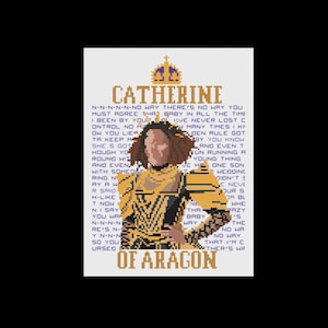 Catherine of Aragon - Six - PDF Cross Stitch Patterns