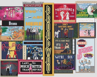 Broadway 2023 SAL - Cross Stitch Pattern - COMPLETED