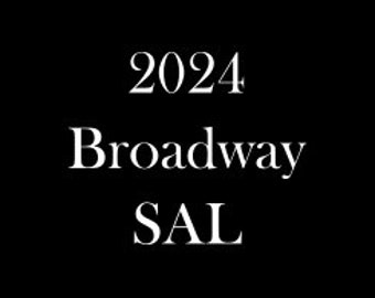 Broadway 2024 SAL - Cross Stitch Pattern