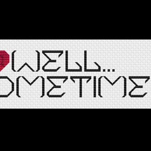 Well Sometimes - Sandman - PDF Cross Stitch Pattern