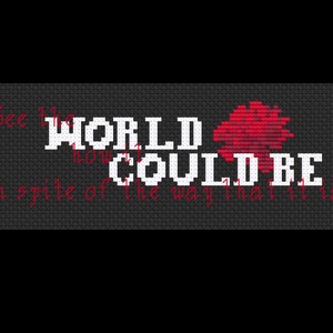 The World - Hadestown - PDF Cross Stitch Pattern