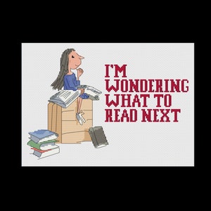 What to Read Next - Matilda - PDF Cross Stitch Pattern