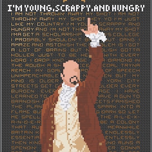 My Shot - Hamilton - PDF Cross Stitch Patterns