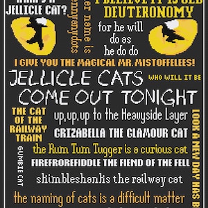 Cats Song - Cats - PDF Cross Stitch Pattern