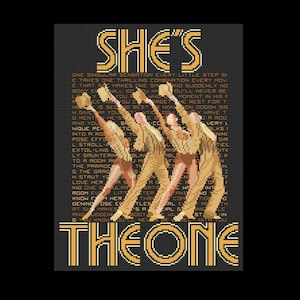 The One - A Chorus Line - PDF Cross Stitch Patterns