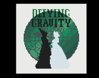 Defying Gravity - Wicked - PDF Cross Stitch Pattern