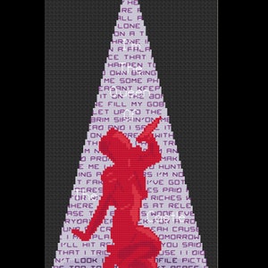 Koningin van het Castel - Zes - PDF Kruissteekpatroon