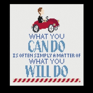 Will Do - The Phantom Tollbooth - PDF Cross Stitch Pattern