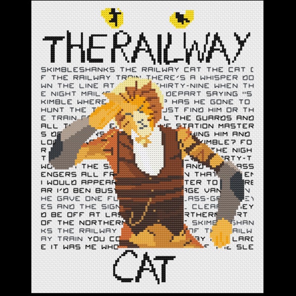 Railway Cross Stitch Pattern Etsy