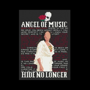 Angel of Music - Phantom of the Opera - PDF Cross Stitch Patterns