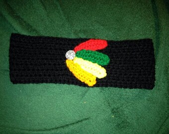 Blackhawks ear warmer