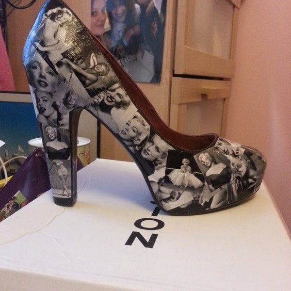 Custom Made Marilyn Monroe Shoes