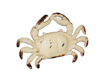 Pair of Crabs - Whitewashed Vintage Knobs