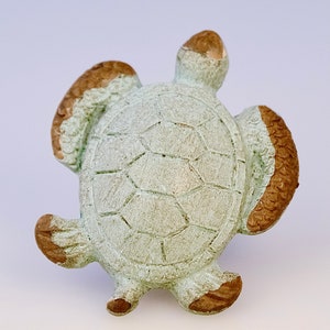 Set of 2 Green TURTLE knobs