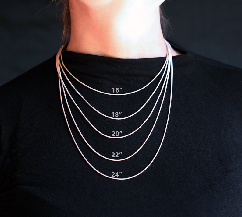 24 inch 1.55 mm Round Sterling Silver Snake Chain Quality Manufacturing Silver Necklace For Pendants
