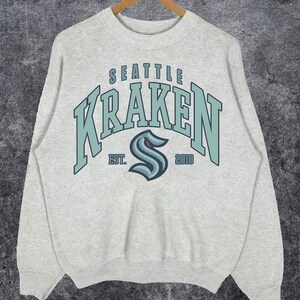 Seattle Kraken “ANCHOR” Retro NHL Crewneck Sweatshirt –  Molartowneproduction Store