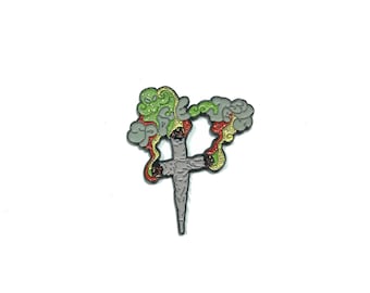 Space Jesus - Cross Joint v3 Hat pin (FREE Shipping/Tracking)