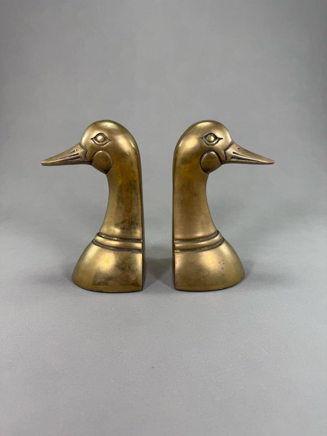 Best HD Pictures about  Brass Duck Head Bookends  with No AI Images