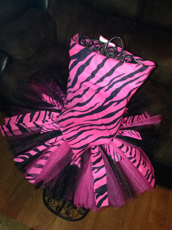Items similar to Pink/Black Zebra infant/toddler outfit on Etsy
