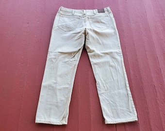 Vintage 90s Lee Jeans: Tan Stone Washed Denim, Regular Fit (38/30)