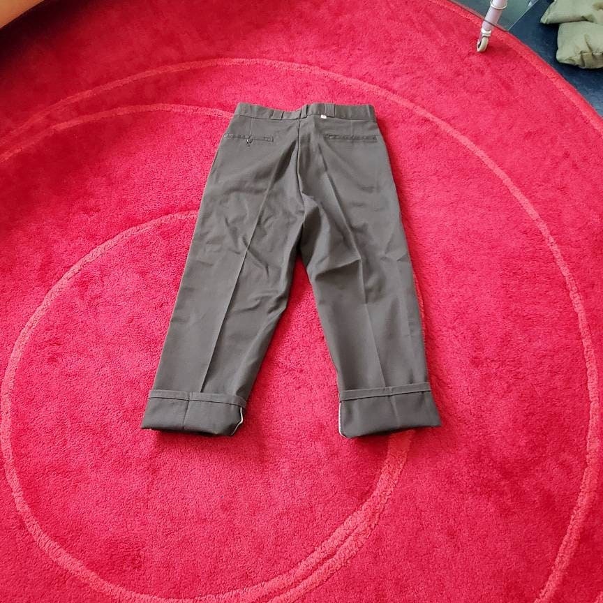 Vintage Dickies Work Pants Trousers Flat Front Like New 80's Vintage Dickies Work Pants Trousers Flat Front Like New 80's