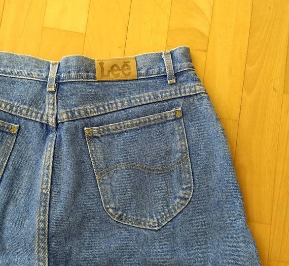 Lee denim shorts plus size vintage size women's 1… - image 5