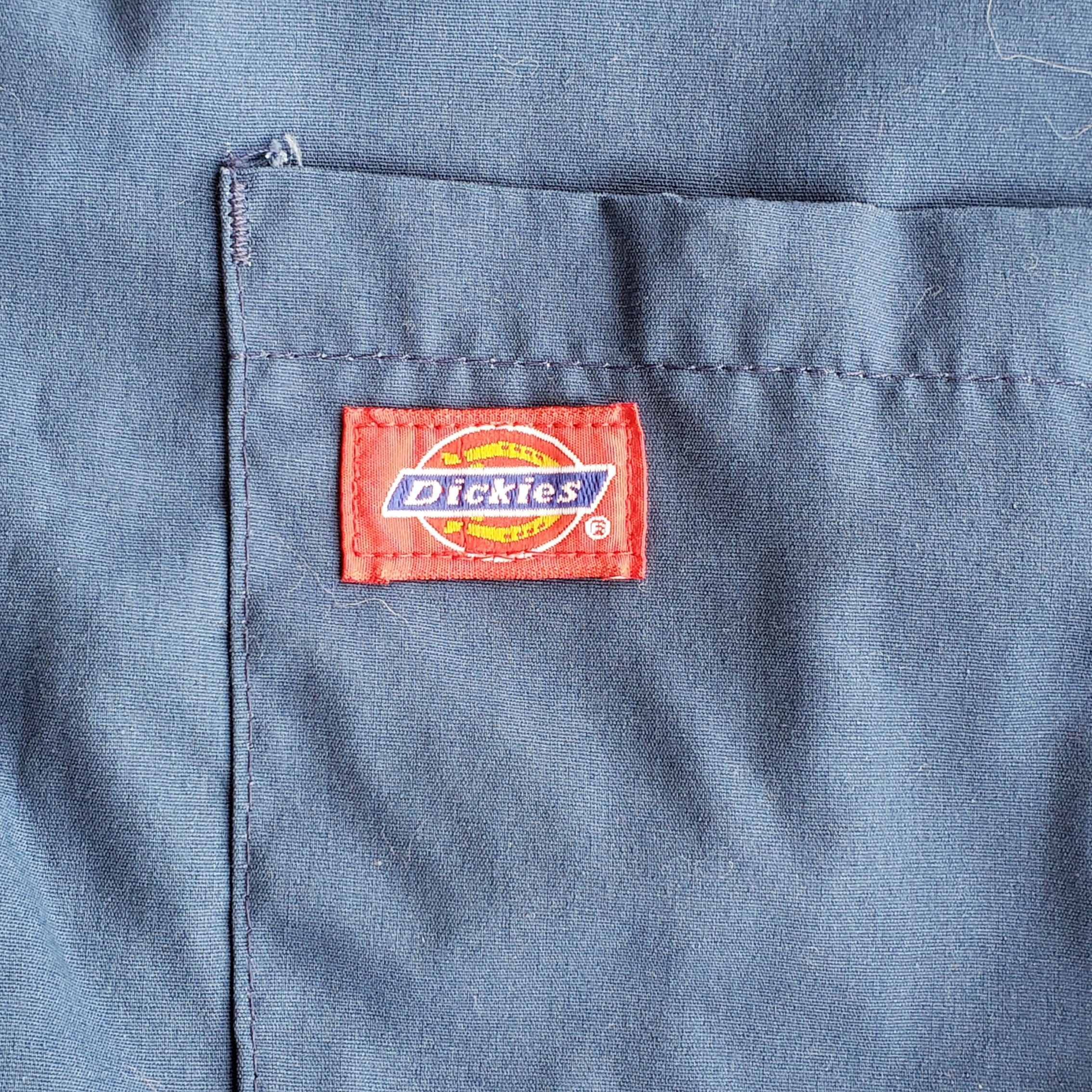 Dickies Vintage Coveralls Navy Blue Short Sleeve Talon Dickies Vintage Coveralls Navy Blue Short Sleeve Talon