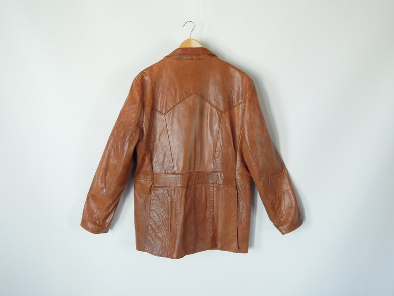 Pioneer Wear Leather Jacket Blazer Western Supple leather vintage 80/'s men/'s 46 Long Blazer Style Leather Jacket Retro Men/'s leather Jacket