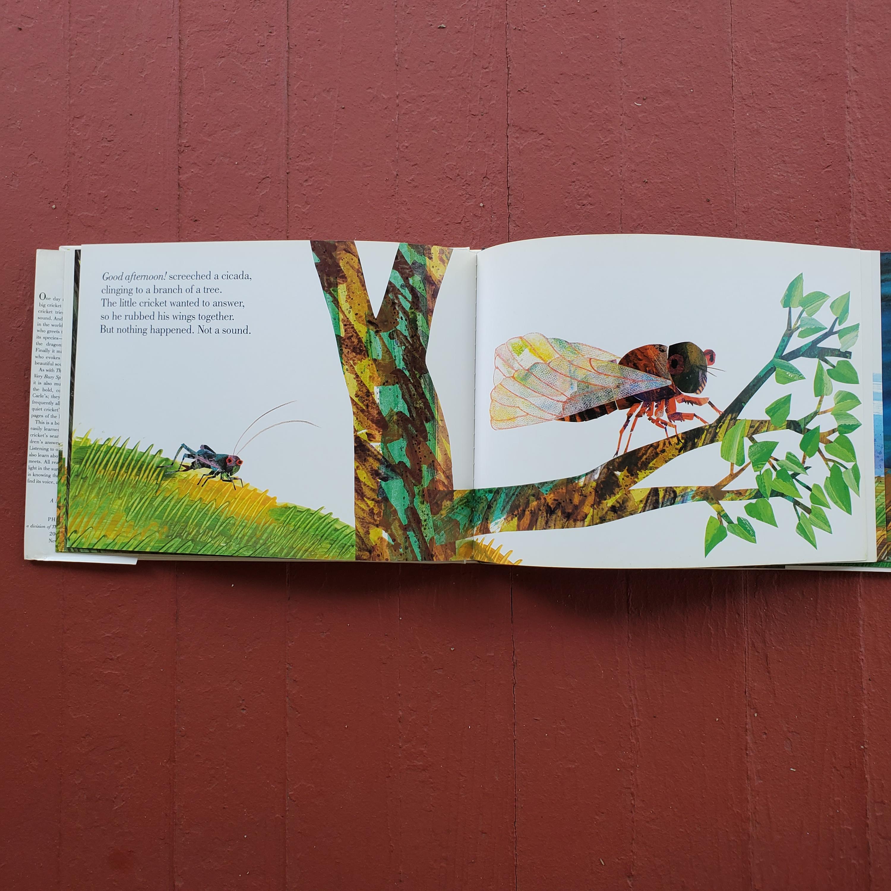 The Very Quiet Cricket by Eric Carle 1990 First US Printed Edition